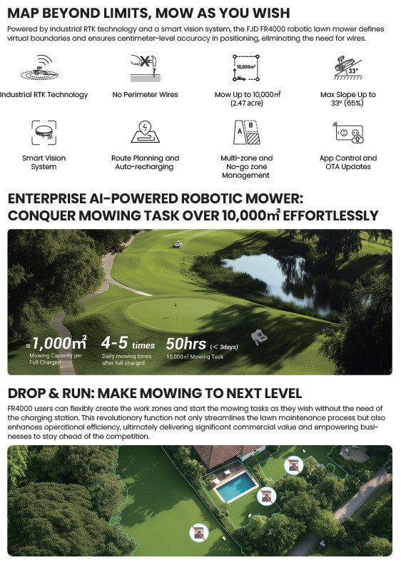 FJD FR4000 Robotic Lawn Mower