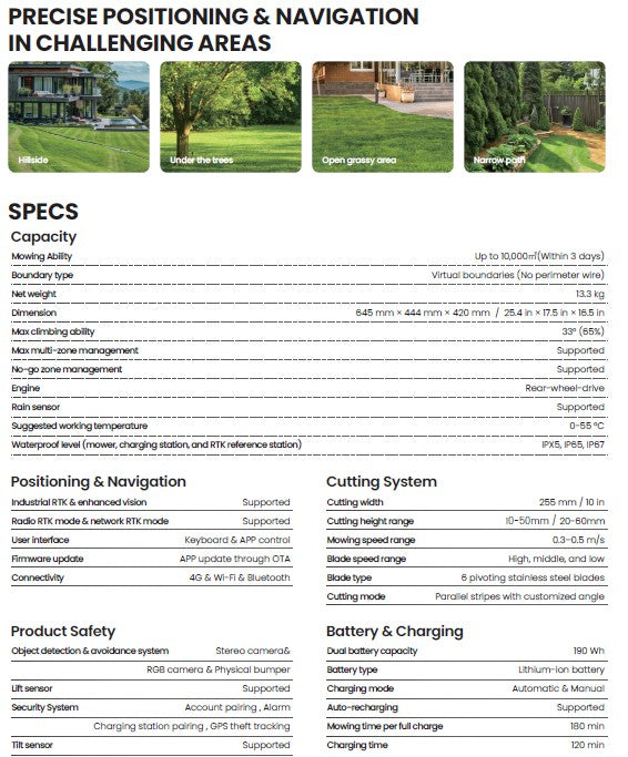 FJD FR4000 Robotic Lawn Mower